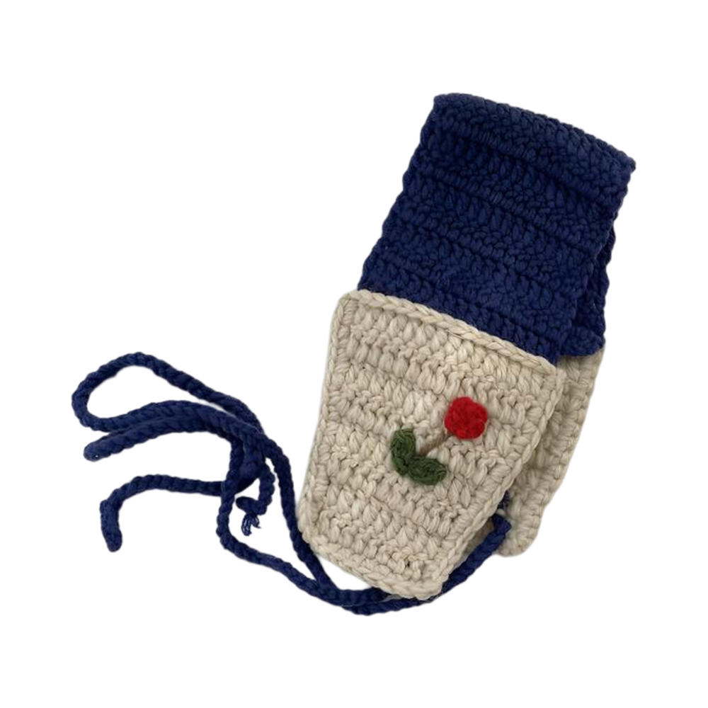 Crochet winter earcover soft knitting gilrs earmuffs