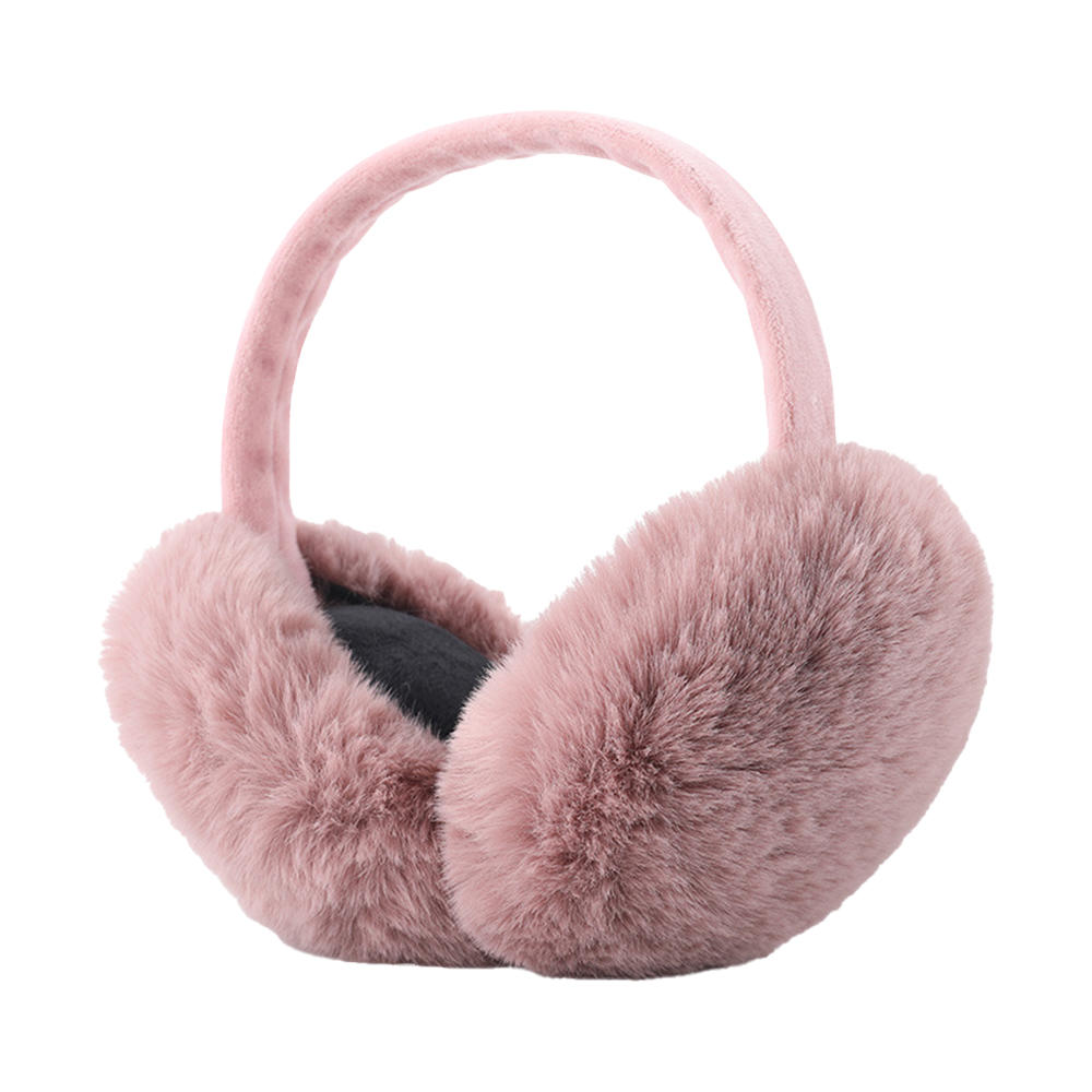 Djustablefaux fur earmuffs- soft warm ear muffs for winter women men- ear covers ear warmers